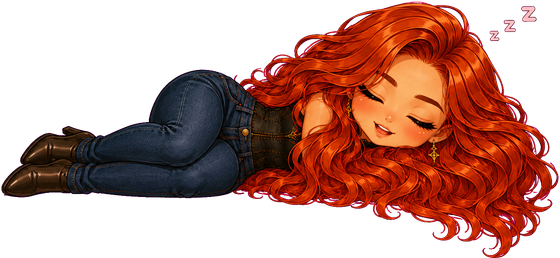 A friend, asleep on the back divan