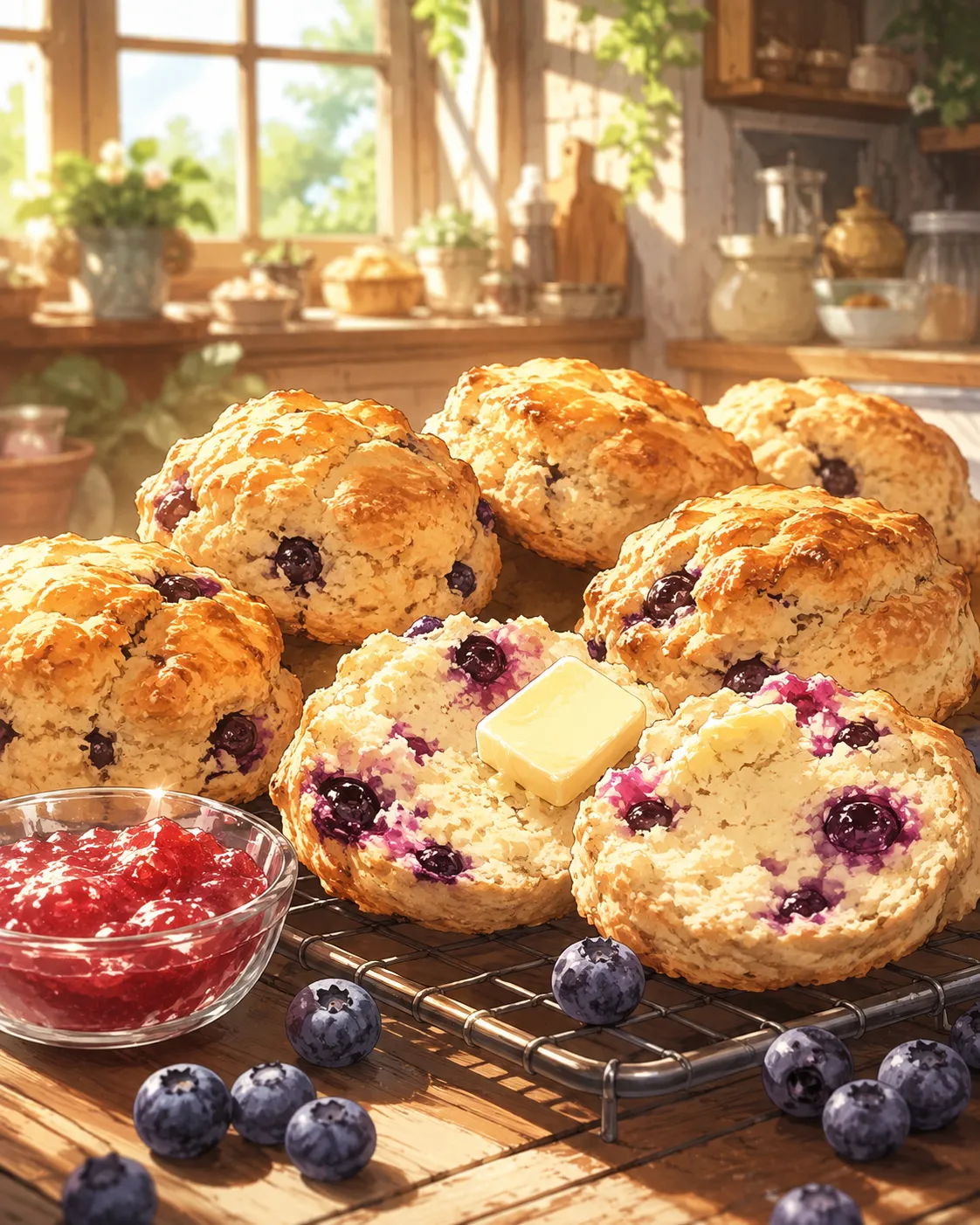Wild Blaeberry Scones