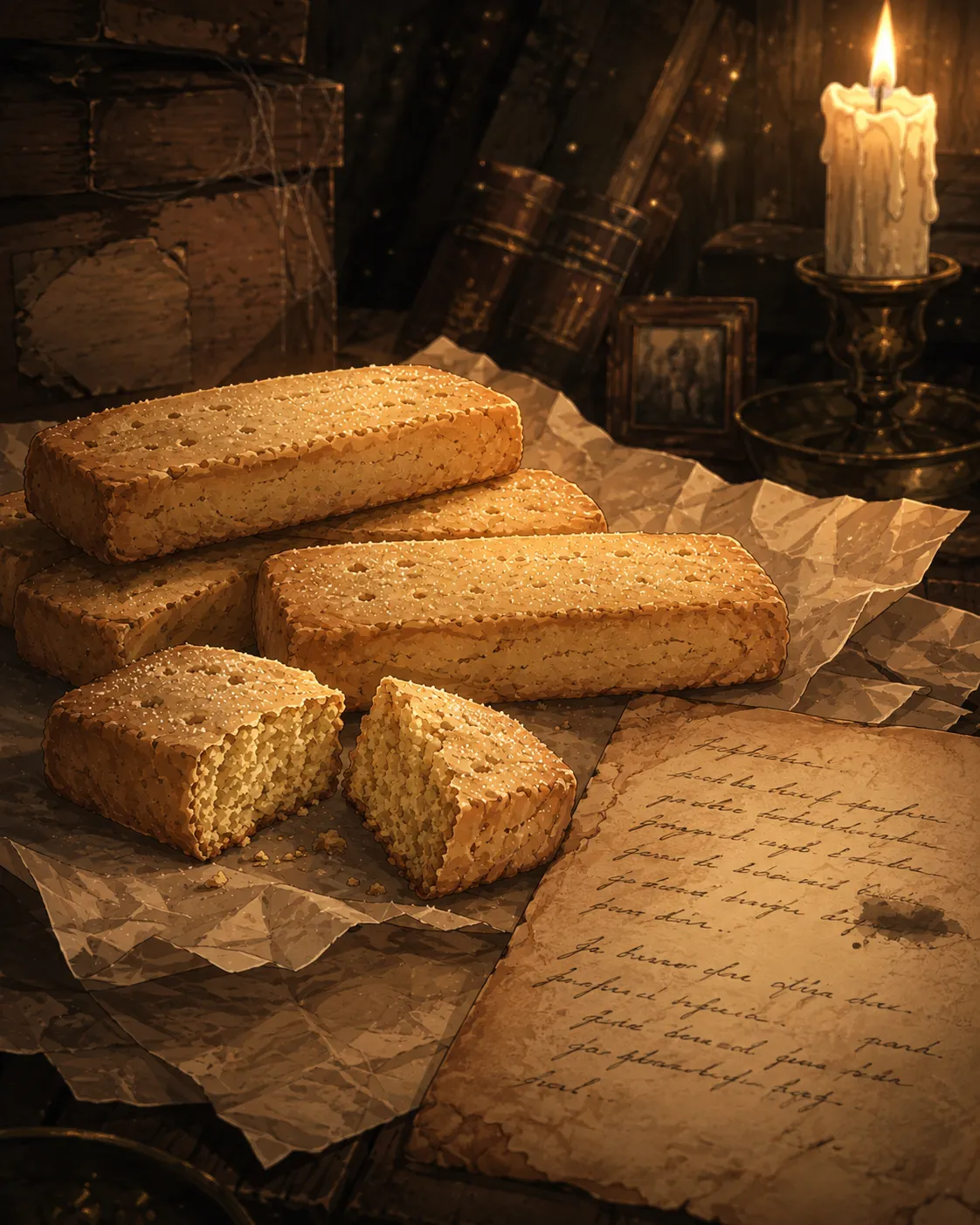The Golden Shortbread (The Lost Recipe)